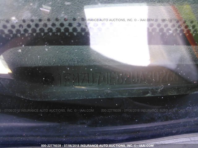 1FMZU74E82UA30266 - 2002 FORD EXPLORER EDDIE BAUER BLUE photo 9