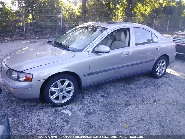 YV1RS61TX32245274 - 2003 VOLVO S60 GOLD photo 2