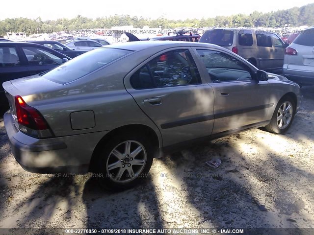 YV1RS61TX32245274 - 2003 VOLVO S60 GOLD photo 4