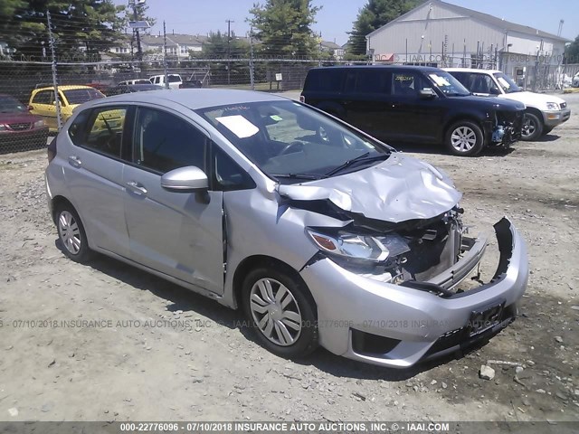 3HGGK5H57FM766045 - 2015 HONDA FIT LX SILVER photo 1