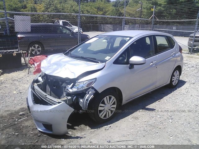 3HGGK5H57FM766045 - 2015 HONDA FIT LX SILVER photo 2