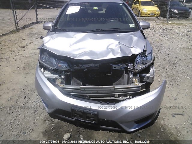 3HGGK5H57FM766045 - 2015 HONDA FIT LX SILVER photo 6