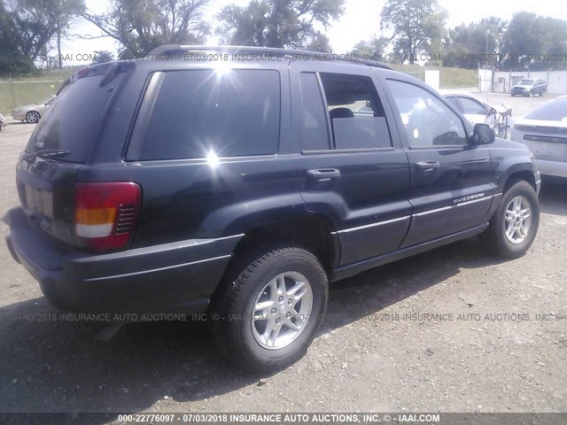 1J4GW48S84C161642 - 2004 JEEP GRAND CHEROKEE LAREDO/COLUMBIA/FREEDOM 黑色 照片 4