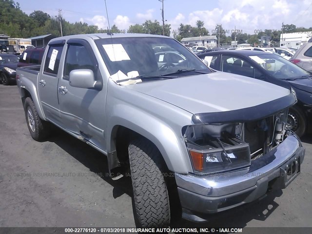 1GCHTDFE4B8136690 - 2011 CHEVROLET COLORADO LT SILVER photo 1