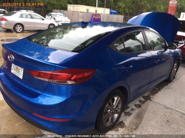 5NPD84LF8JH239656 - 2018 HYUNDAI ELANTRA SEL/VALUE/LIMITED BLUE photo 11