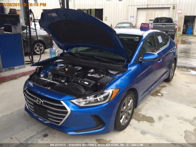 5NPD84LF8JH239656 - 2018 HYUNDAI ELANTRA SEL/VALUE/LIMITED BLUE photo 17