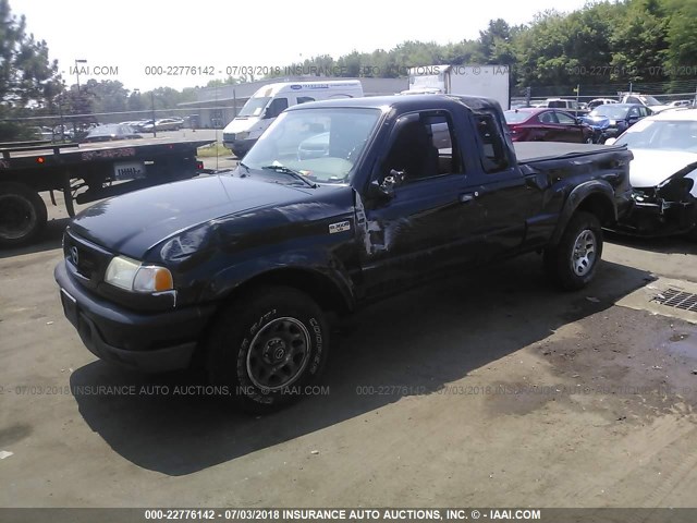 4F4YR46U06PM01632 - 2006 MAZDA B3000 CAB PLUS BLACK photo 2