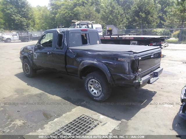 4F4YR46U06PM01632 - 2006 MAZDA B3000 CAB PLUS BLACK photo 3