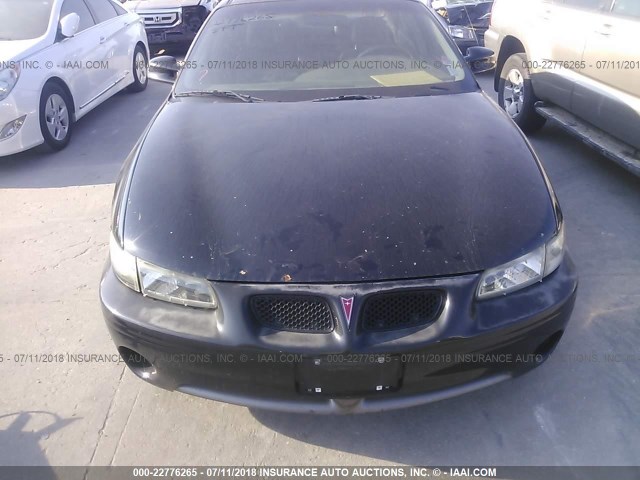 1G2WP52K6YF197738 - 2000 PONTIAC GRAND PRIX GT BLACK photo 6