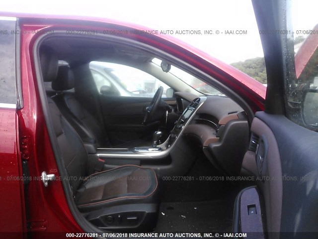1G11J5SX3DF321633 - 2013 CHEVROLET MALIBU LTZ 红色 照片 5