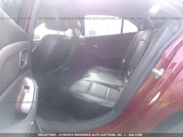 1G11J5SX3DF321633 - 2013 CHEVROLET MALIBU LTZ 红色 照片 8