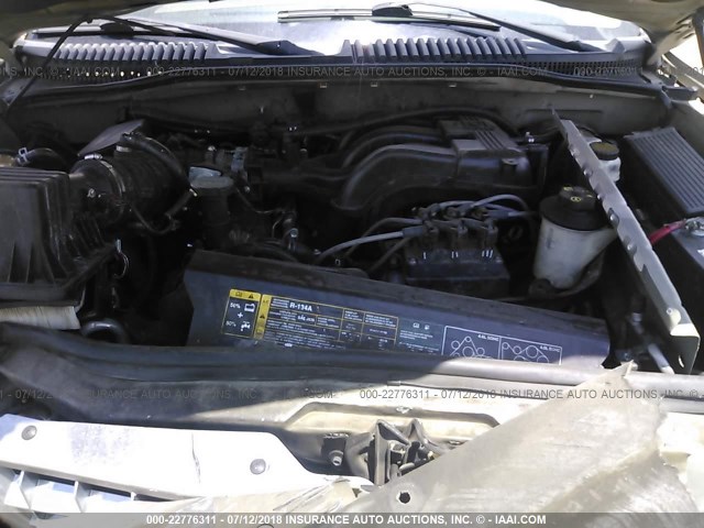 1FMZU73E55UA81696 - 2005 FORD EXPLORER XLT/XLT SPORT/NBX 米色 照片 10