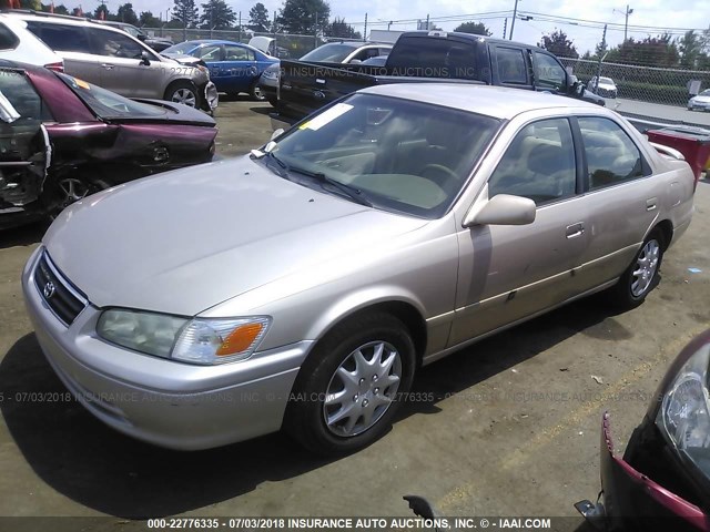 4T1BG22K21U840981 - 2001 TOYOTA CAMRY CE/LE/XLE 银色 照片 2