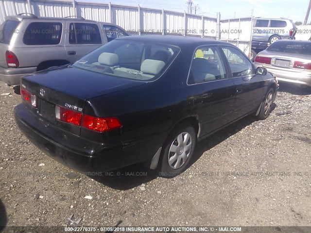 4T1BG22K01U070294 - 2001 TOYOTA CAMRY CE/LE/XLE 黑色 照片 4