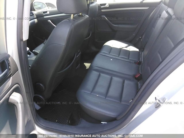 3VWEF71K27M201982 - 2007 VOLKSWAGEN JETTA WOLFSBURG 银色 照片 8
