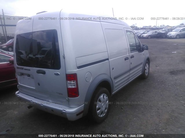 NM0LS7DN6CT117751 - 2012 FORD TRANSIT CONNECT XLT WHITE photo 4