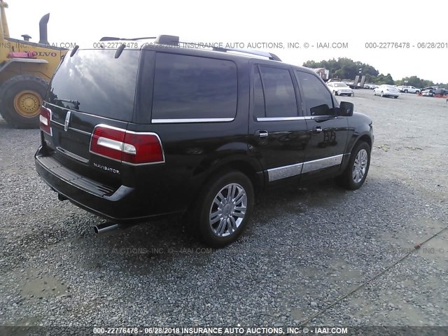 5LMFU27587LJ07732 - 2007 LINCOLN NAVIGATOR BLACK photo 4