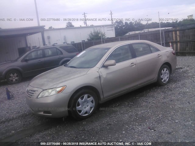 4T1BE46K18U213159 - 2008 TOYOTA CAMRY CE/LE/XLE/SE GOLD photo 2