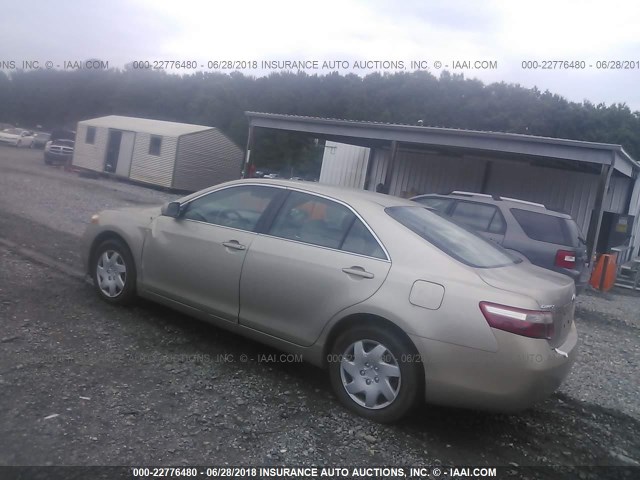 4T1BE46K18U213159 - 2008 TOYOTA CAMRY CE/LE/XLE/SE GOLD photo 3