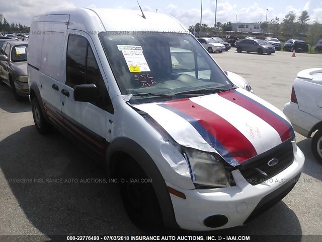 NM0LS7BN1DT155781 - 2013 FORD TRANSIT CONNECT XLT WHITE photo 1