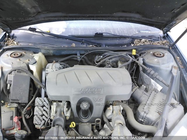 2G2WP552961112603 - 2006 PONTIAC GRAND PRIX BLUE photo 10