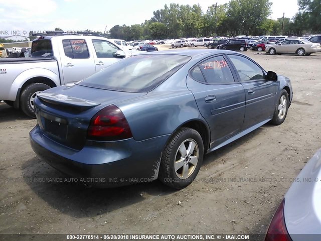 2G2WP552961112603 - 2006 PONTIAC GRAND PRIX BLUE photo 4
