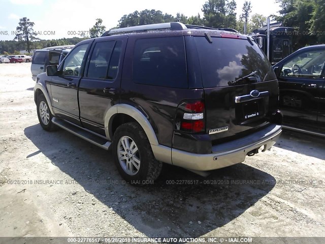 1FMEU64E36UA36488 - 2006 FORD EXPLORER EDDIE BAUER MAROON photo 3