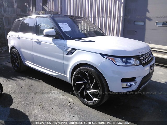 SALWR2FV1HA671657 - 2017 LAND ROVER RANGE ROVER SPORT HSE WHITE photo 1