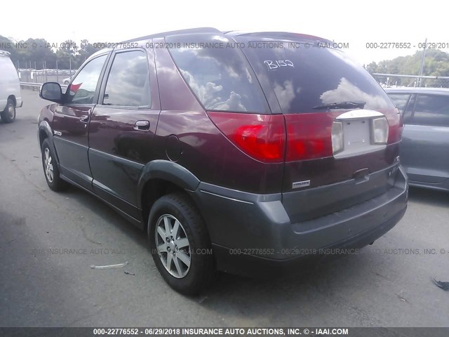 3G5DB03E63S504379 - 2003 BUICK RENDEZVOUS CX/CXL RED photo 3