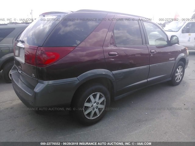3G5DB03E63S504379 - 2003 BUICK RENDEZVOUS CX/CXL RED photo 4