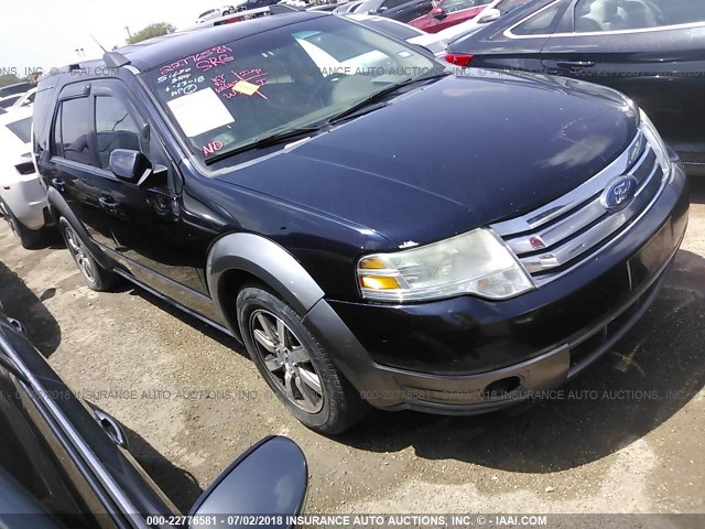 1FMDK02W28GA26479 - 2008 FORD TAURUS X SEL BLACK photo 1