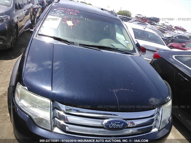 1FMDK02W28GA26479 - 2008 FORD TAURUS X SEL BLACK photo 6