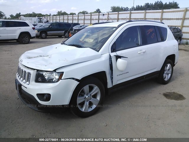 1C4NJDEB0HD153485 - 2017 JEEP COMPASS LATITUDE Ağ foto 2