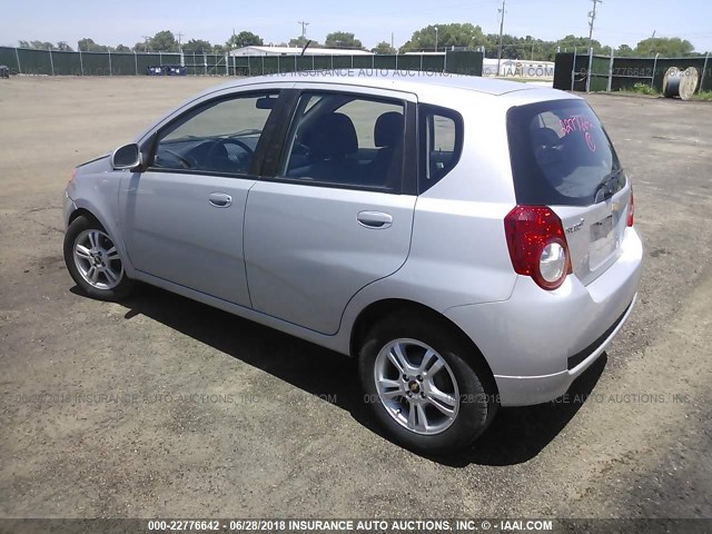 KL1TD66E49B681876 - 2009 CHEVROLET AVEO LS/LT 银色 照片 3