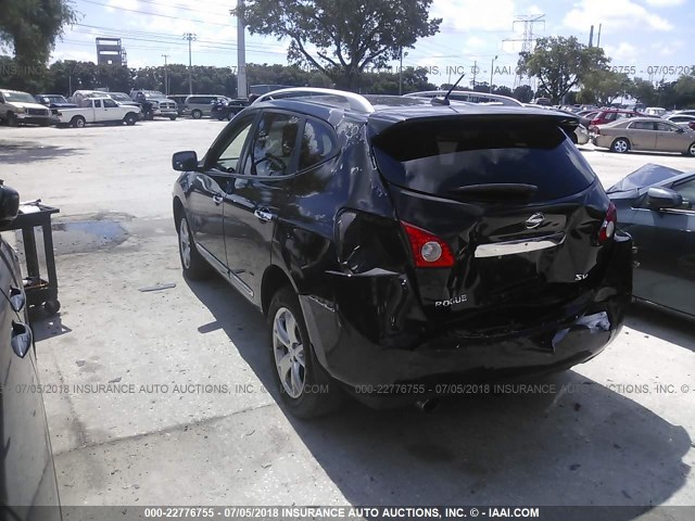 JN8AS5MT9BW563486 - 2011 NISSAN ROGUE S/SV/KROM BLACK photo 3