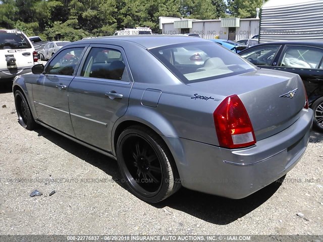 2C3KA53G76H496239 - 2006 CHRYSLER 300 TOURING GRAY photo 3