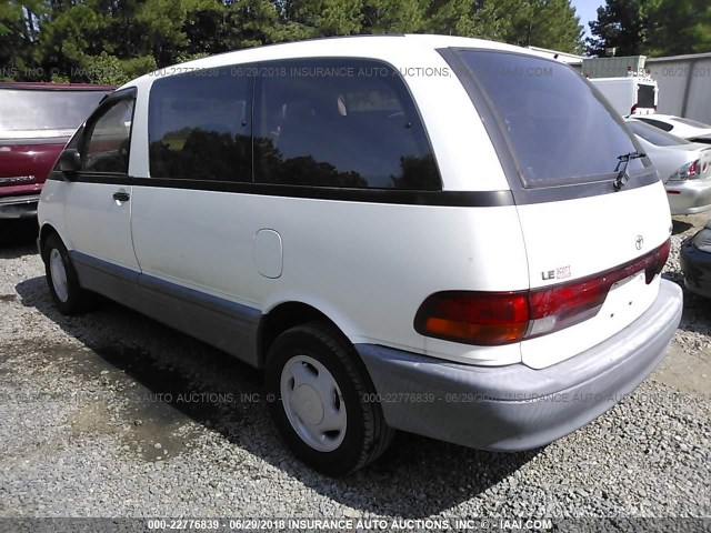 JT3AC12R7M0026487 - 1991 TOYOTA PREVIA LE WHITE photo 3