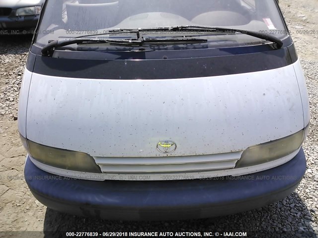 JT3AC12R7M0026487 - 1991 TOYOTA PREVIA LE WHITE photo 6