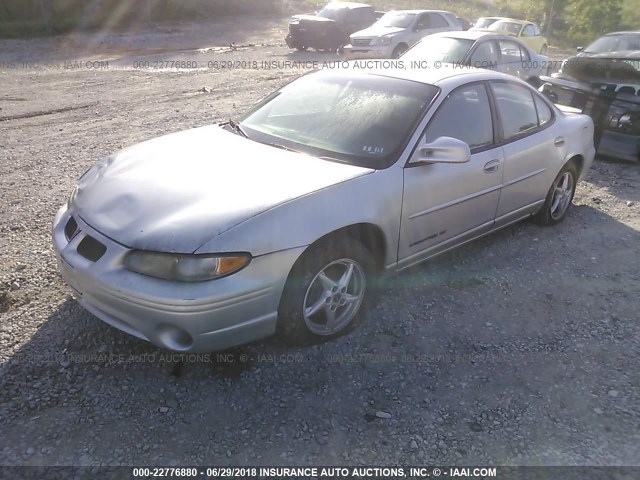 1G2WK52J62F235420 - 2002 PONTIAC GRAND PRIX SE ვერცხლისფერი ფოტო 2