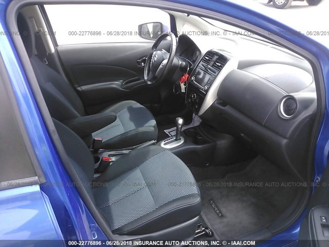 3N1CE2CP2GL359966 - 2016 NISSAN VERSA NOTE S/S PLUS/SV/SL/SR BLUE photo 5