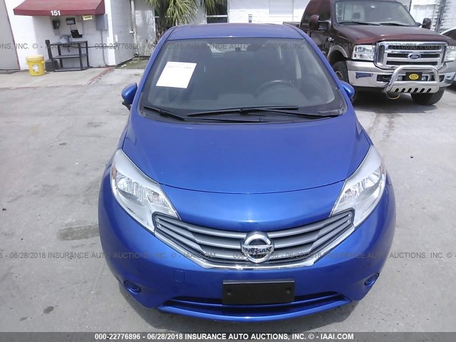 3N1CE2CP2GL359966 - 2016 NISSAN VERSA NOTE S/S PLUS/SV/SL/SR BLUE photo 6