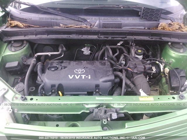 JTLKT334464070235 - 2006 TOYOTA SCION XB მწვანე ფოტო 10