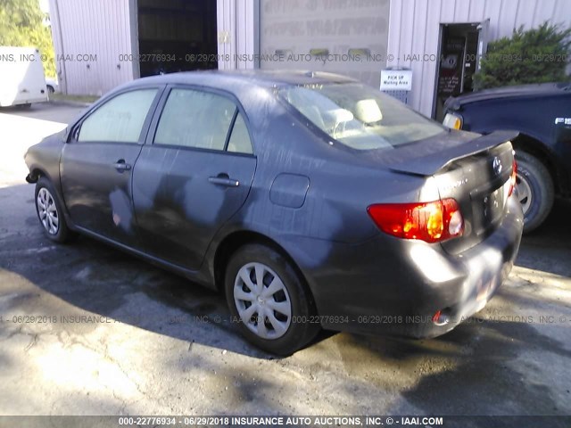 JTDBL40E199049963 - 2009 TOYOTA COROLLA LE/XLE GRAY photo 3