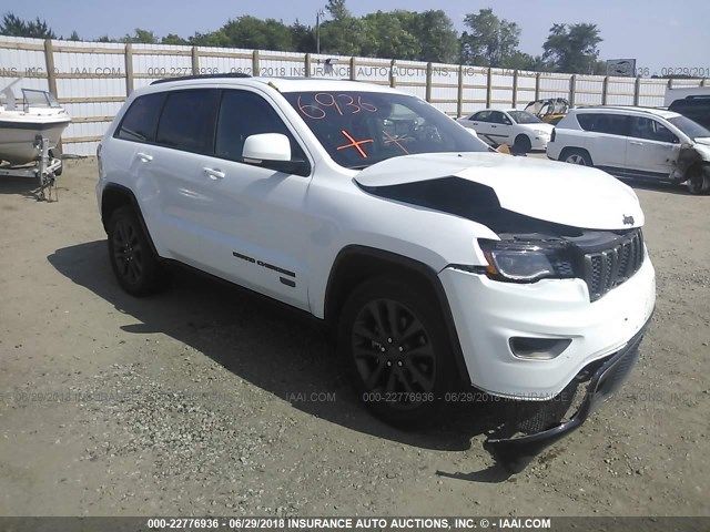 1C4RJFBG6GC364420 - 2016 JEEP GRAND CHEROKEE LIMITED WHITE photo 1