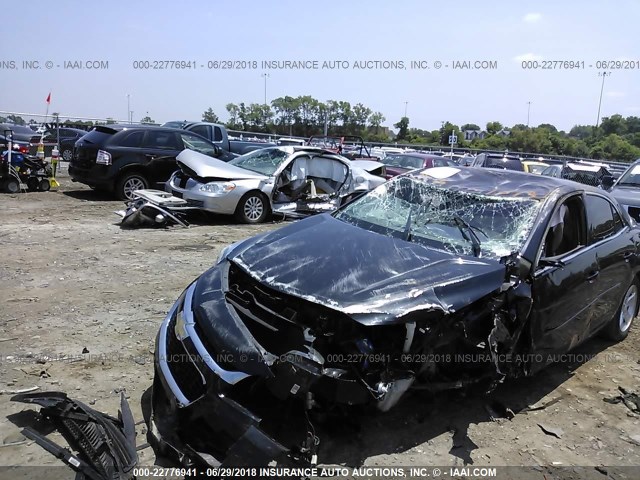 1G11B5SL7EF208988 - 2014 CHEVROLET MALIBU LS Қара фото 2