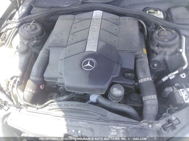 WDBNG83J15A436439 - 2005 MERCEDES-BENZ S 430 4MATIC BLACK photo 10