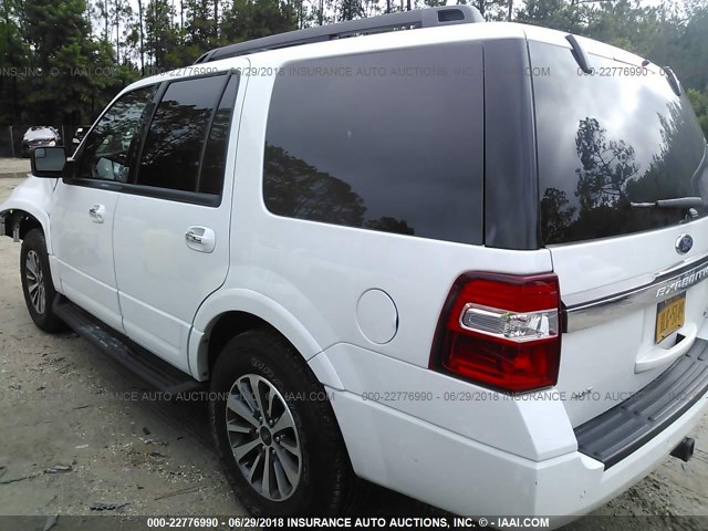 1FMJU1JT6HEA60754 - 2017 FORD EXPEDITION XLT/KING RANCH WHITE photo 3