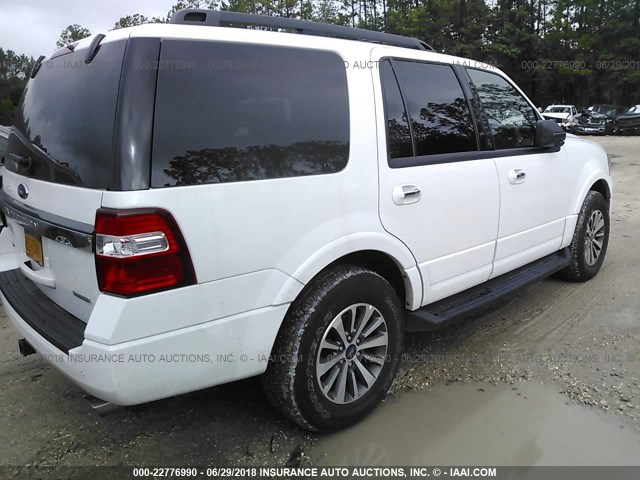 1FMJU1JT6HEA60754 - 2017 FORD EXPEDITION XLT/KING RANCH WHITE photo 4