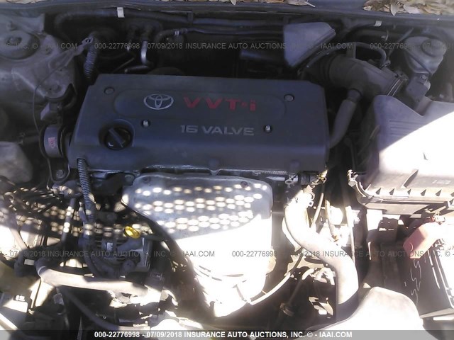 4T1BE32KX2U008141 - 2002 TOYOTA CAMRY LE/XLE/SE Gümüş foto 10