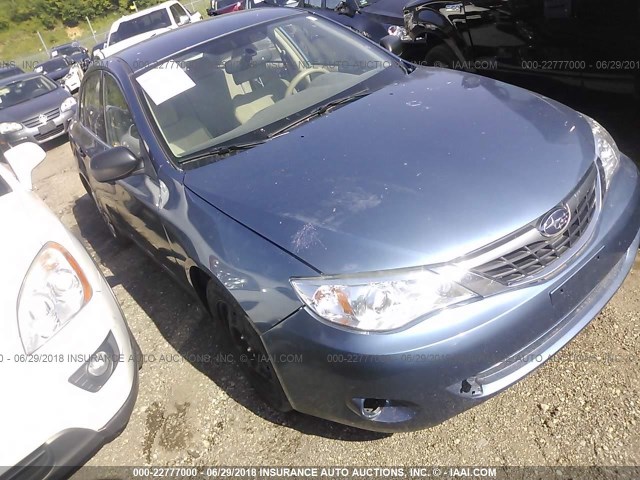 JF1GE61668H526061 - 2008 SUBARU IMPREZA 2.5I BLUE photo 1